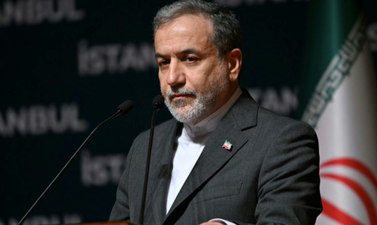 Le ministre iranien des Affaires étrangères, Abbas Araghchi, s'exprime lors d'une conférence de presse en marge de la 51e session du Conseil des ministres des Affaires étrangères de l'Organisation de la coopération islamique (OCI), le 22 juin 2025 à Istanbul ( AFP / OZAN KOSE )