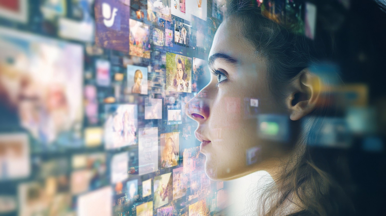 Est-il bien raisonnable de perpétuer une forme de communication modelée pour capter notre attention? (crédit : Adobe Stock / photo générée par IA)