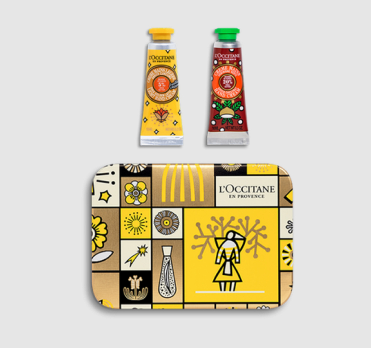 Boîte de mini-soins karité édition limitée - Crédit photo : www.loccitane.com