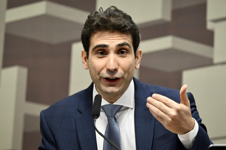 Gabriel Galipolo, Président de la Banque centrale du Brézil (BCB). ( AFP / EVARISTO SA )