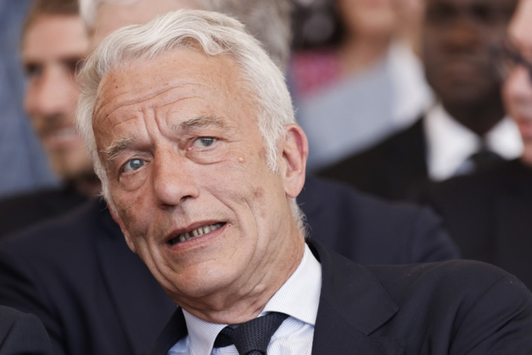 Patrick Martin, le 8 mai 2024, à Marseille ( POOL / LUDOVIC MARIN )