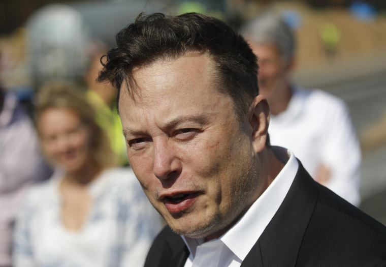Elon Musk, le 3 septembre 2020, en Allemagne ( AFP / Odd ANDERSEN )